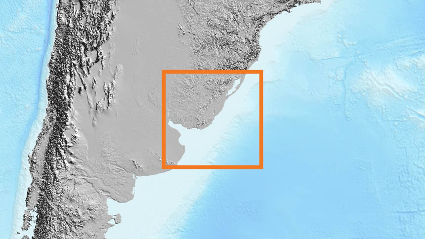 Uruguay offshore area