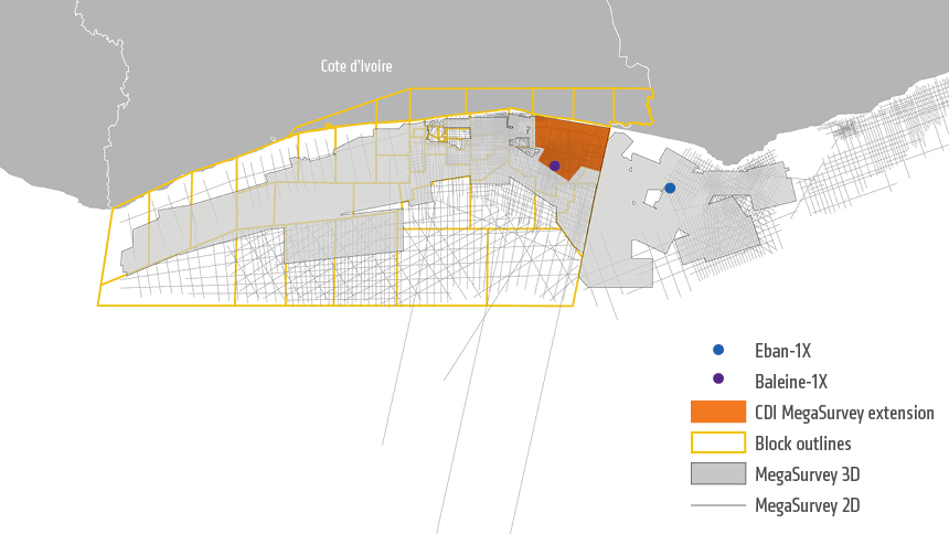 Additional CDI MegaSurvey data highlighted in orange