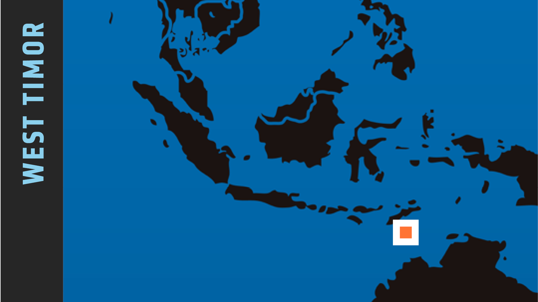 Locator map: West Timor