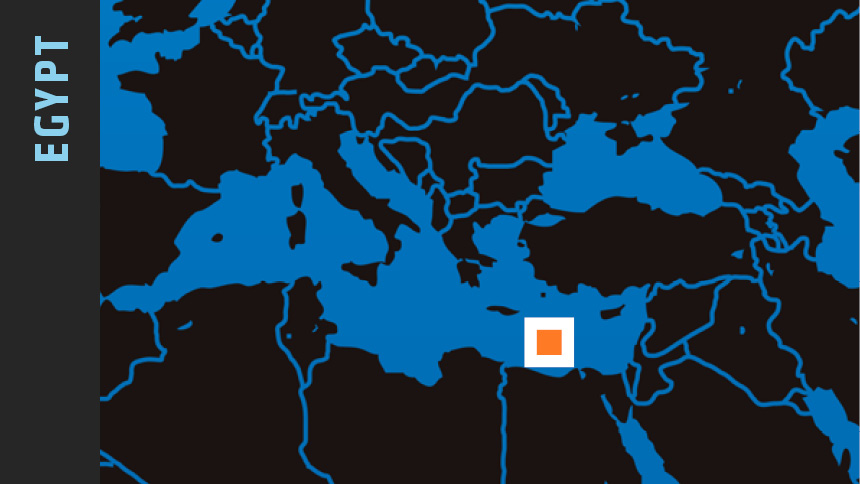 Location map: Egypt