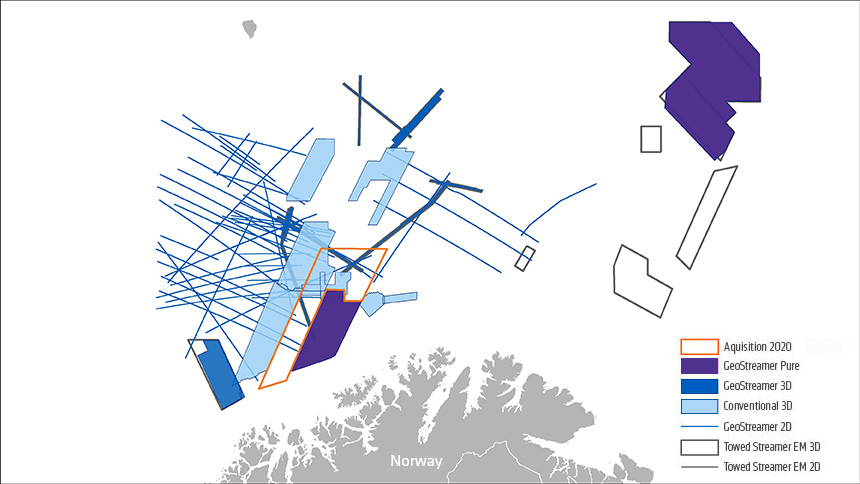 Barents Sea Acquisition Map
